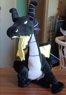 Disneyland 60th Diamond Anniversary Maleficent Dragon  Plush Disney Parks Authentic Original