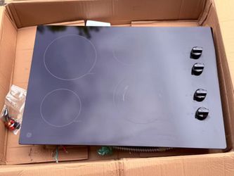 Electric Cooktop 30" GE Cook Top Black Ceramic Glass Surface