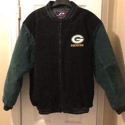 Green Bay Packers Suede leather Jacket
