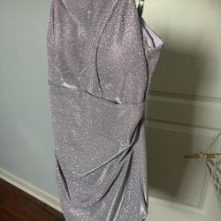Lavender Purple Sparkly Dress