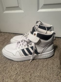 Adidas Originals high-top white and black trainers Size 12