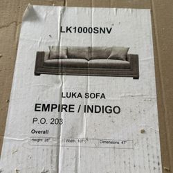 New Couch Not Opened In 2 Years Still In  Box .