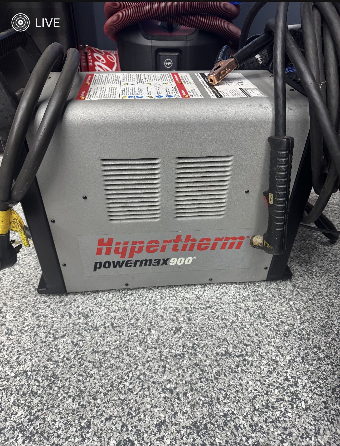 🔥 Hypertherm Powermax 900 Plasma Cutter – Works Great / Heavy-Duty 🔥