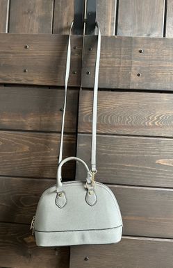 Gray Shoulder Purse