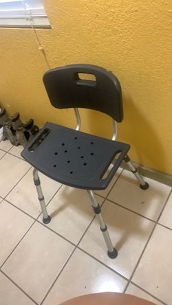Shower chair dark grey