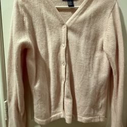 Mountain Lake Pink Cardigan Size Medium 