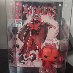 Exclusive Vision Funko Pop Comic Cover