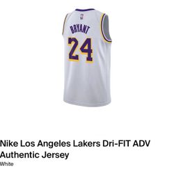NIKE LOS ANGELES LAKERS DRI-FIT ADV AUTHENTIC JERSEY DM5911-101 SIZE LARGE 48 
