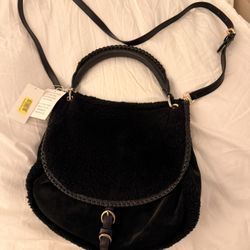 Ugg authentic genuine leather sheep shearling purse