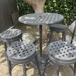 Patio Stools And Table