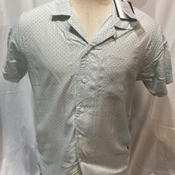 New with Tags, REVERSE THREADS BUTTON DOWN SHIRT, Size: Medium 