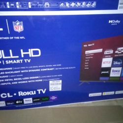43' TV Brand New(Stickers/Packaged)