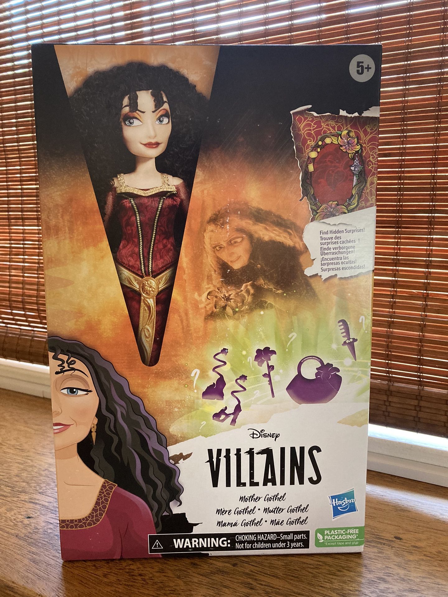 New Tangled Disney Villains Mother Gothel 12" Doll Toy Figure & Accessories New