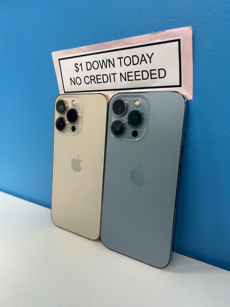 ✨ Pro-Level Cameras! - iPhone 13 Pro – Payments available with $5 DOWN ! - Smartphone