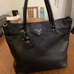 Prada Leather handbag/crossed Body  Bag
