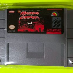 Spider-Man’s Vs Venom  “Maximina Carnage” Snes