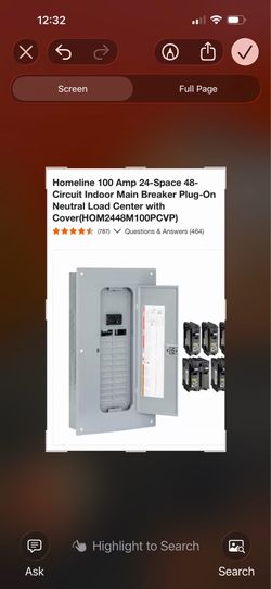 Homeline breaker Square D