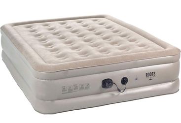 Roots Air Mattress with Built-in Pump, Queen