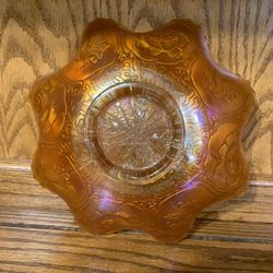 Fenton Carnival Glass Candy Dish 