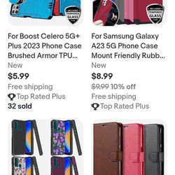 Multiple New Boost Mobile Cellphone Cases 4 Sale Or Trades!