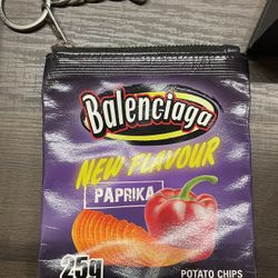 Balenciaga Chips Bag Charm 