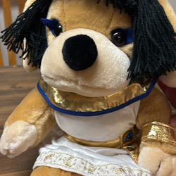 FAO Schwarz Fifth Avenue  Patrick the Pup  dressed as Cleopatra Plush Tags