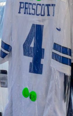 Cowboys #4 Dak Prescott Jersey Large