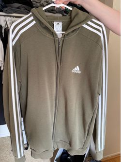 Green Adidas hoodie