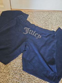 Juicy Couture Navy Blue Track Pants