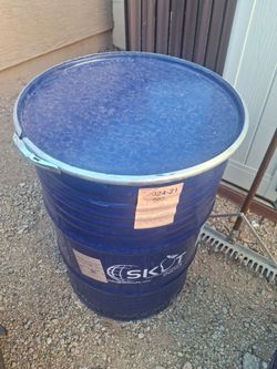 55 gal steel barrow