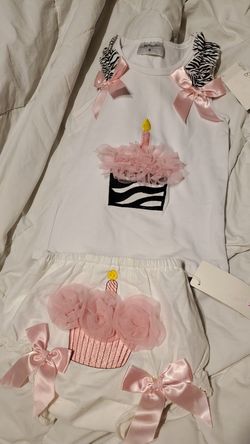 Baby girl first birthday outfit