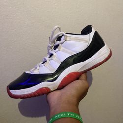 Jordan Basketball Shoe, Red White Black, Size; 11.5