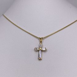 925 Gold Time Heart Necklace 