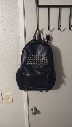 Studded archive backpack