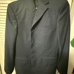 Fanelli Designed in Italy Black Suit Jacket 