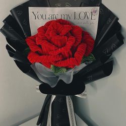 Rosas Grandes Hechas A Mano Con Limpia Pipas $60 