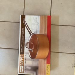 Parini Copper 3 Qt Sauce Pan