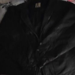 Leather Jacket Size Large- Genuine Leather