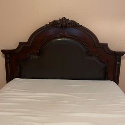 Wood Queen Bed