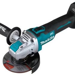 Makita 18V LXT Lithium Ion Brushless Cordless 4 1/2" / 5" X LOCK Angle Grinder, with AFT, Tool Only