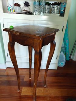 Wooden end table
