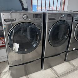 Lg Front Load Washer And Gas Dryer Set