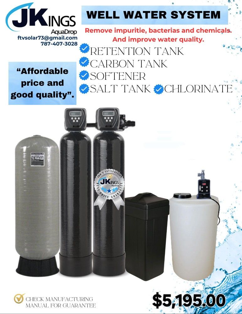 ๐งAffordable Complete Well Water Systems ๐ฐ