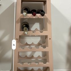 18 Bottle Wooden Wine Rack