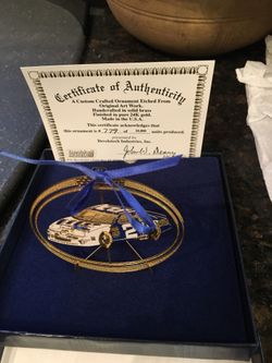 Rusty Wallace NASCAR Christmas ornament