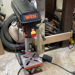 WEN 4208T 2.3-Amp 8-Inch 5-Speed Cast Iron Benchtop Drill Press,Black/Orange