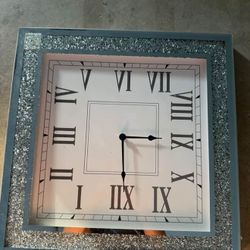 Vintage Glass Clock 