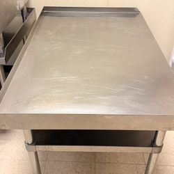 Steel Kitchen Table 48”