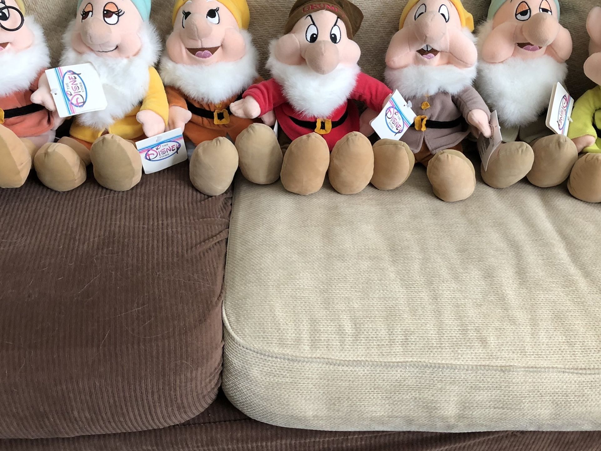 Seven dwarfs Stuffed Animals-12”