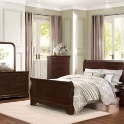 California Sleigh King Bed For sale